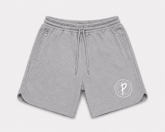 P Logo Shorts - Grey - Prolific