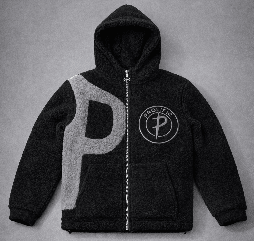 Prolific "Pique" Fleece Jacket Black - Prolific